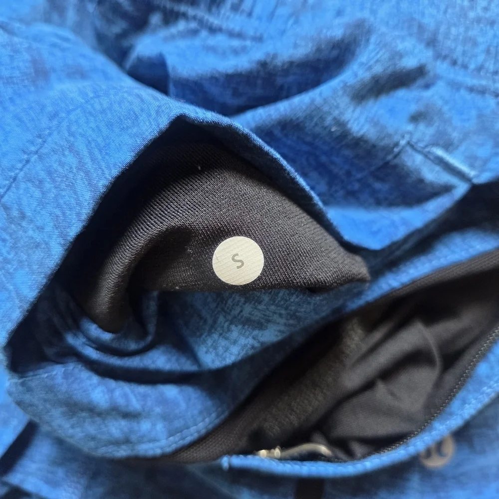 LULULEMON Pace Breaker Short Lined Liner Athletic Small Spacedye Blue